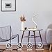 NUÜR Spiral Modern Table Lamp(Silver), Stepless Dimmable 3 Color Temperature Curved Art Decorative Nightstand Lamp for Bedside Bedroom Living Room Office Home