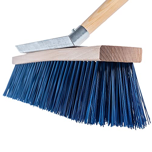 KADAX Straßenbesen mit Kratzkante, 2 in 1 Besen zum Fegen von Straßen, Industriebesen mit langem Stiel aus Holz, Saalbesen aus Kunststoff (50 cm) – Bild 5