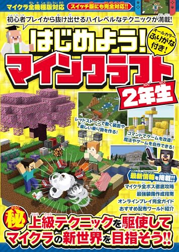 はじめよう! マインクラフト 【２年生】 ～初心者プレイから抜け出せる ハイレベルなテクニックが満載!【スイッチ含むマイクラ全機種版対応!】