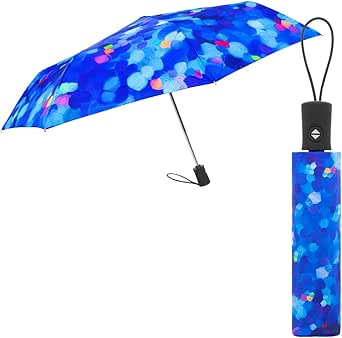 Pylones Automatik Klappschirm - Bunter Regenschirm Mit Fiberglas-Rippen