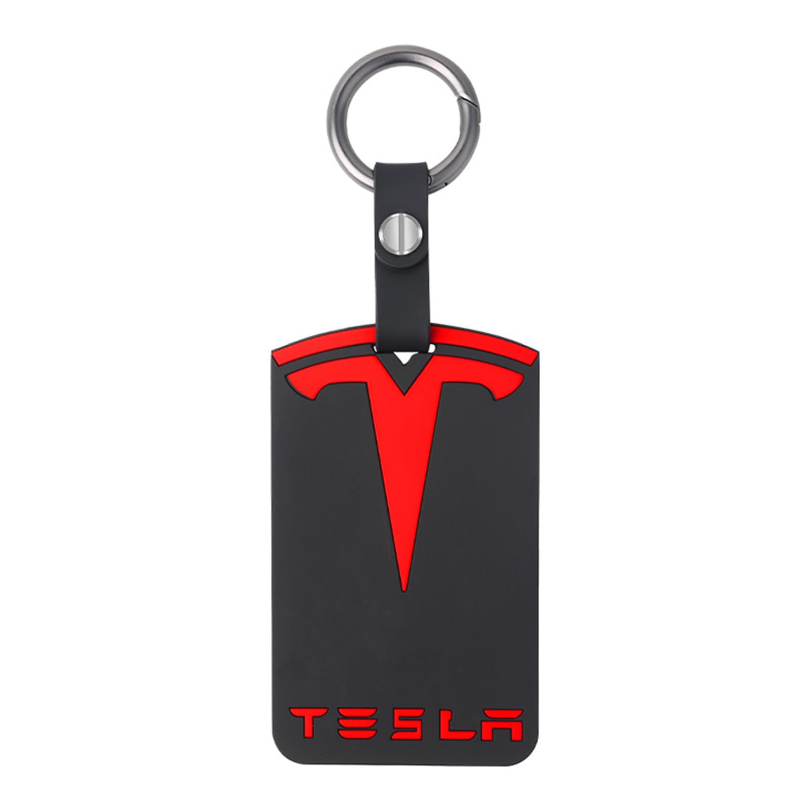 LUXOPALOPI Key Card Holder for Tesla, Silicone Key Protector Compatible with Tesla Model Y/3, Model S/X, Tesla Key Protector Cover Accessories Key Chain — view 9