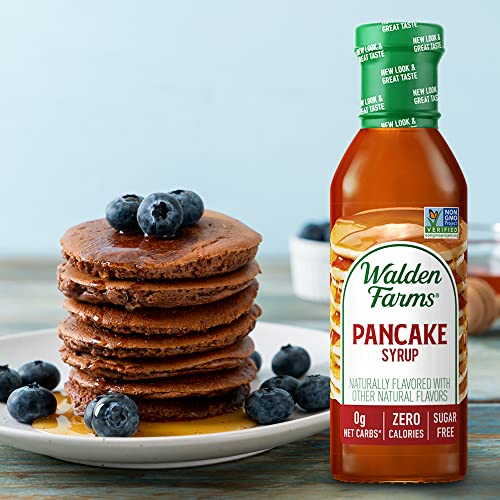 Walden Farms Pancake Syrup 12 Oz. (Pack Of 2) Sweet Syrup - Near Zero Fat, Sugar And Calorie - For Pancakes, Waffles, French Toast, Ice Cream, Desserts, Snacks, Appetizers And Many More #TOP7
