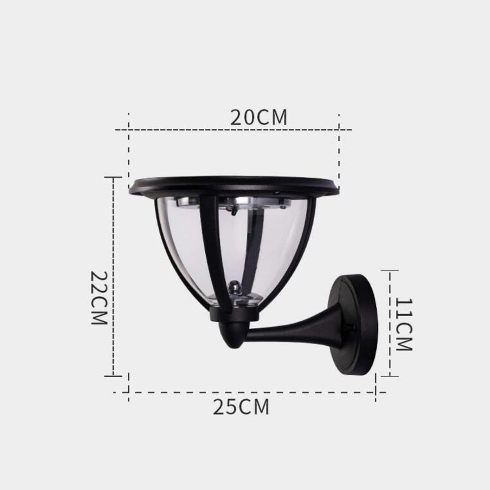 Zewnętrzna Lampa Ścienna, Nowoczesna Solarna Lampa Ścienna Led, Zewnętrzna Lampa Uchwytowa, Wodoodporna, Antykorozyjna, Ip55, Oświetlenie Dziedzińca, Balkonu, Zewnętrznego Oświetlenia Alejek, Ogrodu,