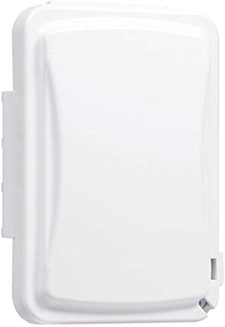 TayMac MM110C Weatherproof Single Outlet Outdoor Receptacle Cover, 5/8 Inches Deep, Clear - Electrical Outlet Boxes - 