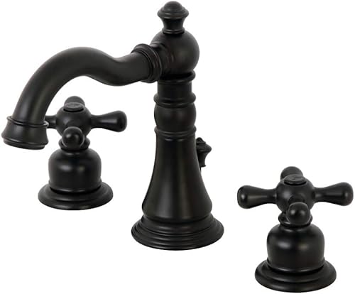 Kingston Brass FSC1970AX American Classic - Grifo de baño amplio, color negro mate