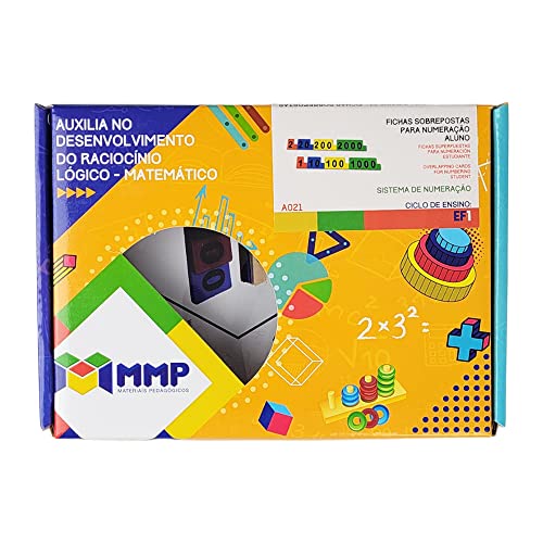Fichas Sobrepostas Para Numeração Aluno Material Pedagógico MMP