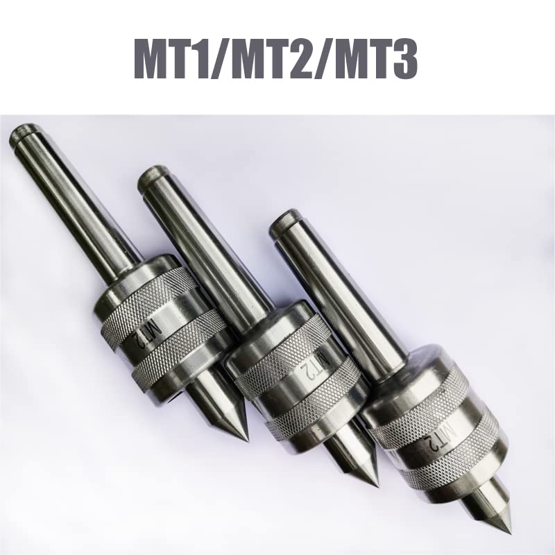 MT3 Lathe Live Revolving Center Shank Triple Bearing Precision Revolving Live Center Centre for Lathe Machine