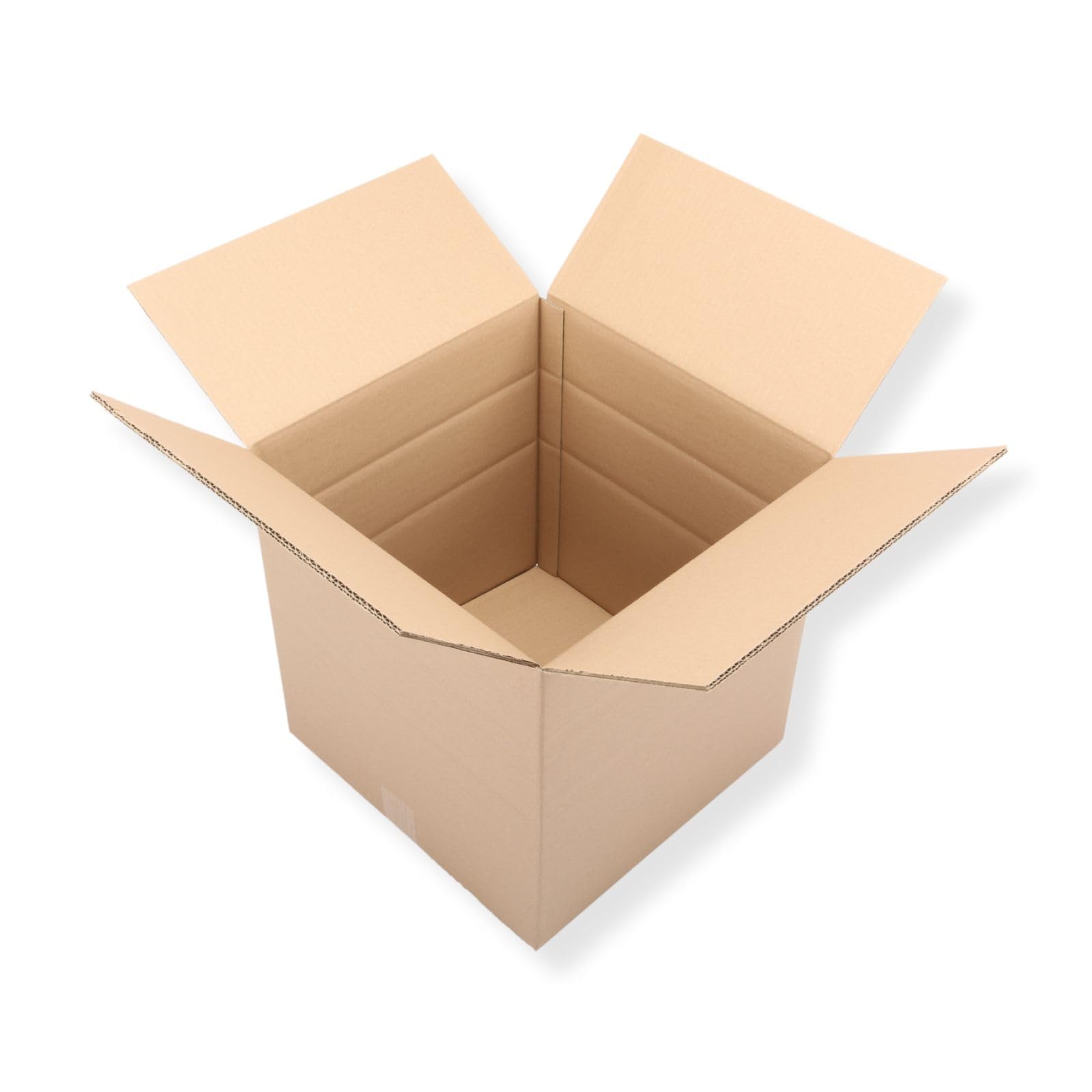 25 St. Faltkartons 400x400x400 braun 2-wellig 2.30 BC-Welle Modulkarton 6er Versandverpackung Bücherkarton Umzugskarton