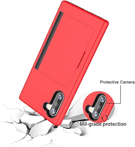 Miniatura 4 de Galaxy S21 Funda con tarjetero, funda protectora híbrida de silicona para Samsung Galaxy S21 - Negro