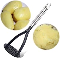 Vista 3 de TENTA KITCHEN Good Grips - Trituradora de patatas sólidas de nailon para utensilios de cocina antiadherentes con mango de acero inoxidable