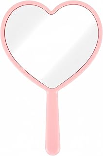 Bremorou Espejos cosméticos de mano en forma ...