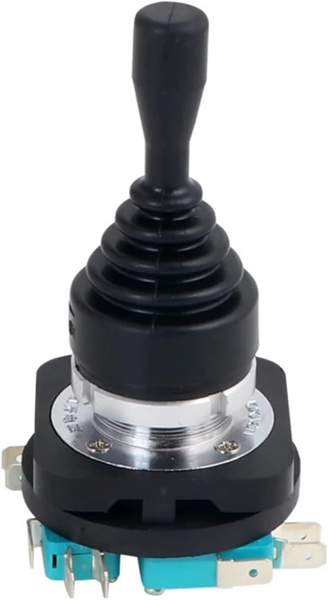 30mm Joystick Switch Momentary Monolever 4NO 4NC 4 Position Reset Spring Latching Wobble Stick Cross Switch(HKF4-11-4L Momentary)