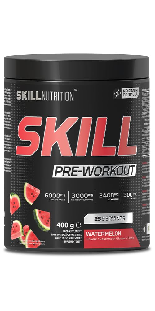 Skill Nutrition Skill Pre Workout Powder Watermelon 400G