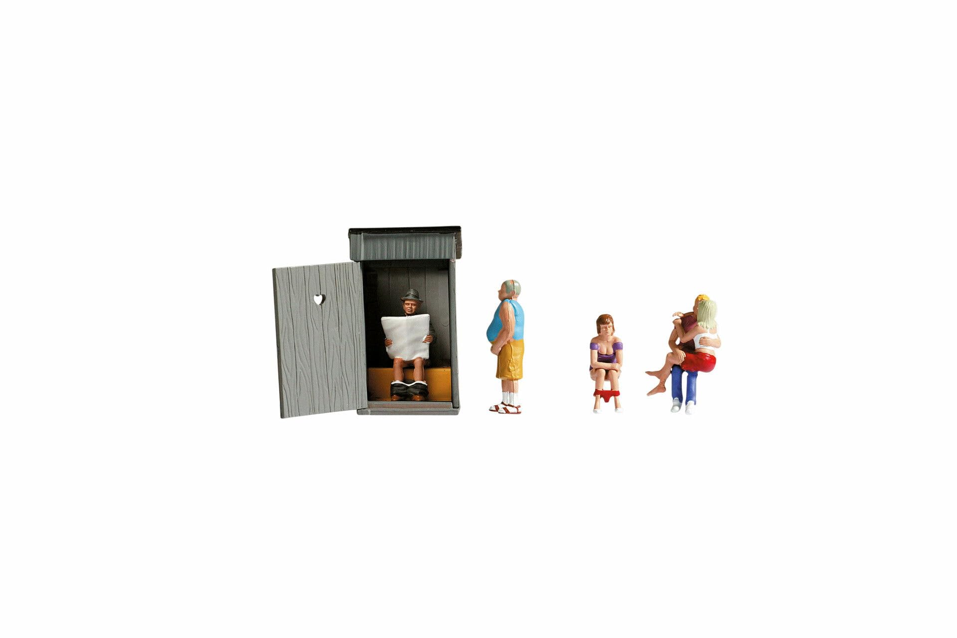 Noch 36560 Toilet Stories N Scale Figures