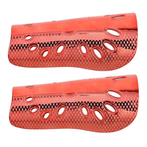 Holibanna 1Pair Soccer Shin Guards for Adults Breathable Protective Gear with Comfortable Sleeves Lightweight Cushion Shin Pads for Youth Football Matches