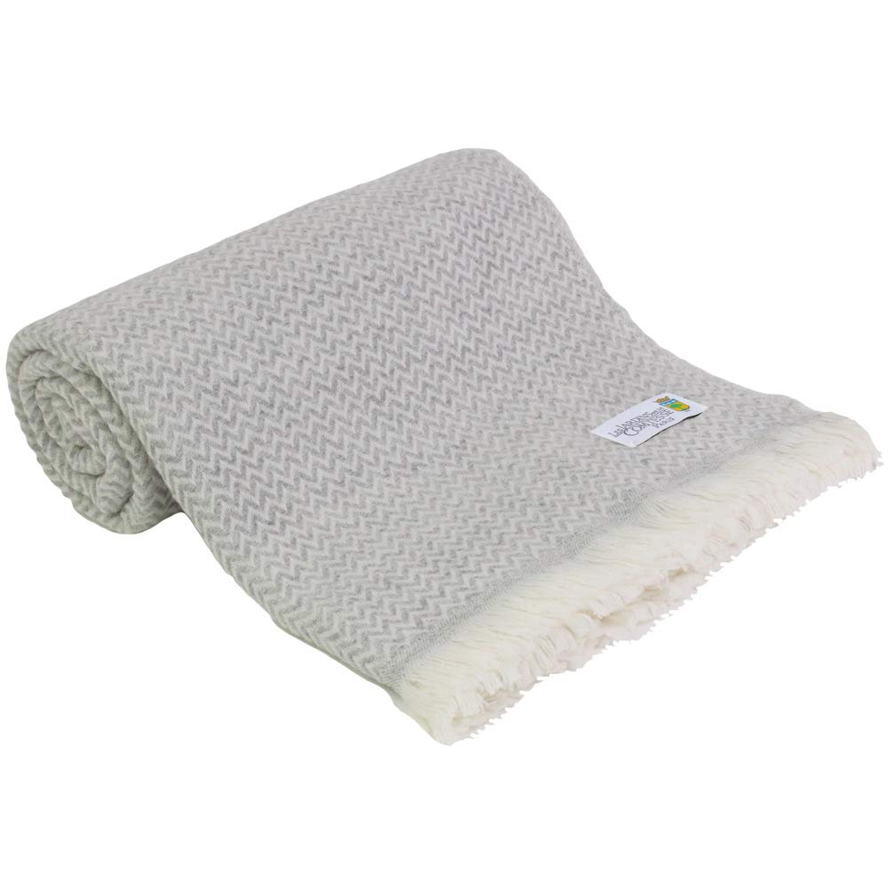 Plaid Leggero In Cashmere E Lana Fatto A Mano In Nepal – Coperta Morbida 140x230 Cm Da Divano O Scialle – Ideale Per Regalo
