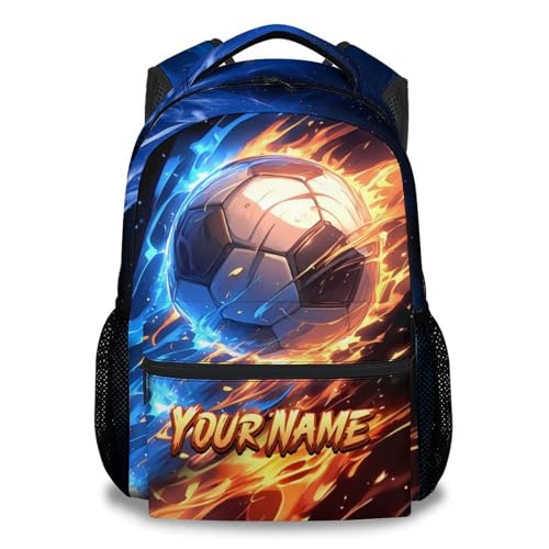 Boys Backpack, Personalized Soccer Backpacks for Kids, 17