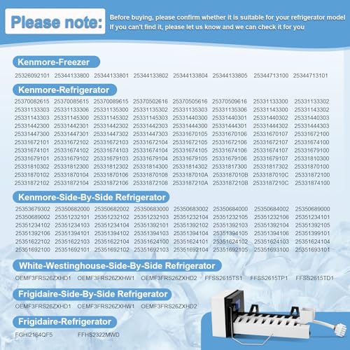 Machine à glaçons compatible Frigi-daire 241798211 remplacement 241642511 - 4