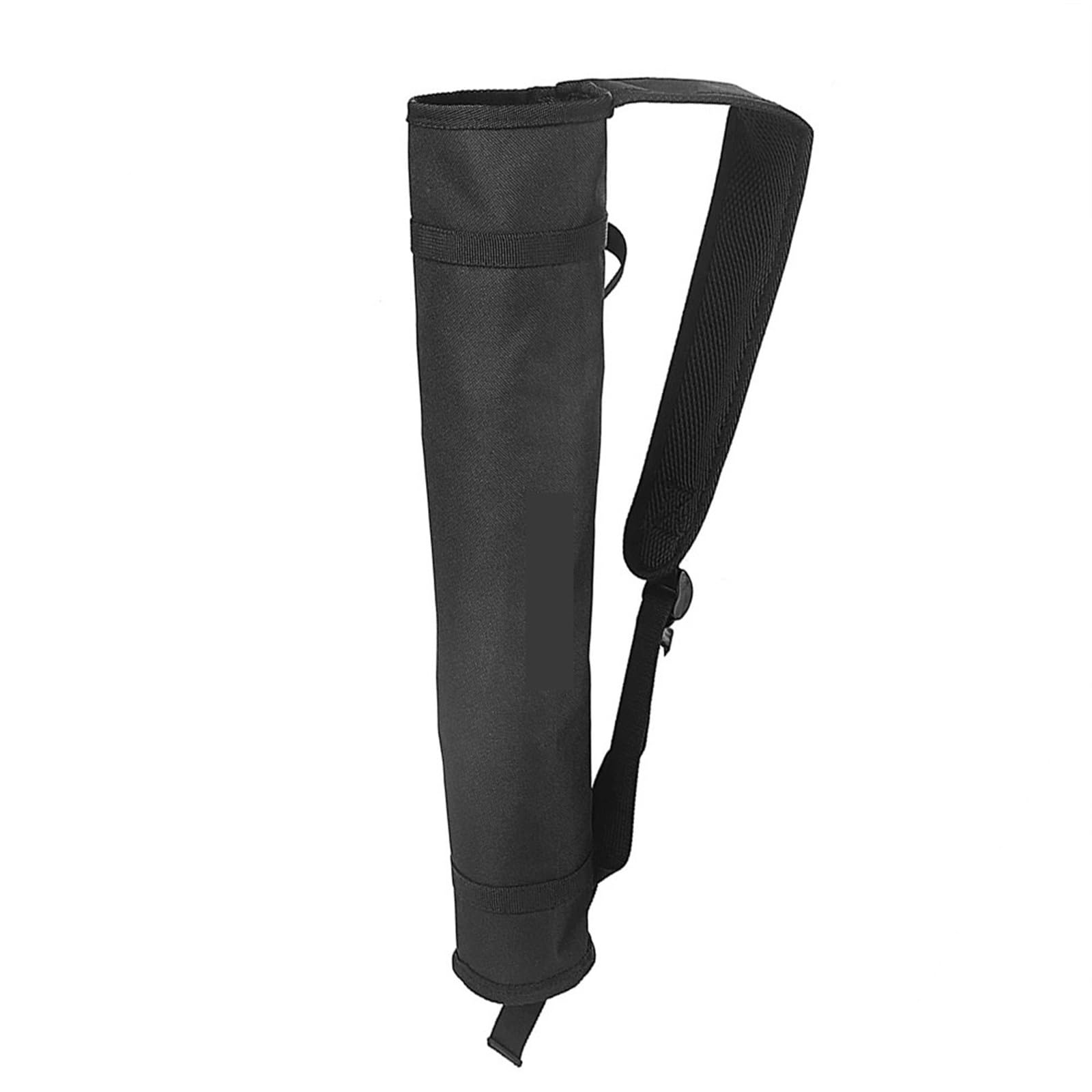 MRKU Porta faretra per tiro con L'Arco, Borsa a Tracolla Regolabile con Tubo da Appendere alla Cintura o alla Vita per esercitarsi con Arco e Bersaglio.