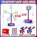 2 IN 1 Shooting Games Toys for Boys 5, 6, 7, 8, 9, 10+ Year Old, Moving Shooting Target and Standing Digital Targets with 2 Toy Guns, 24 Foam Balls, Kids Outdoor Game, Christmas Birthday Gift for Kids