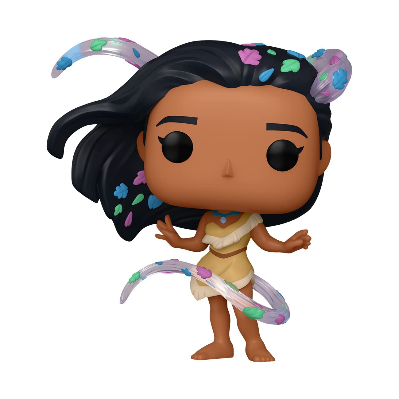 POP! Disney Ultimate Princess: Pocahontas with Leaves Vinyl Figure - Shop Exclusive, Multicolor - Image 2