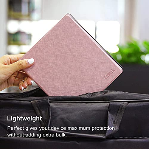 Cobak Kindle Oasis Case 10Th And 9Th Generation 7 Inch Premium Pu Leather Smart Cover With Auto Sleep Wake Feature For Kindle Oasis, Slim Fit, Rose Gold #TOP6