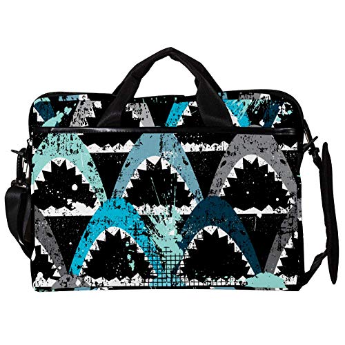 Sacoche ordinateur portable motif requins pour fac et bureau 15"长尾词