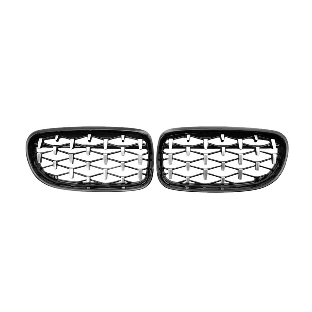 Parrillas de riñón de doble listón en acabado negro cromo para Serie 3 E90 E91 7