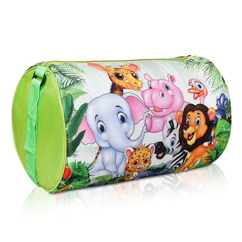 Image of Stylbase Kids Duffle Travel Bag | Durable Lightweight Polyester Sports & Gym Kids Luggage Carry Bag for Boys & Girls | Travelling Bag for Swimming, Dance, School & Weekend Trips