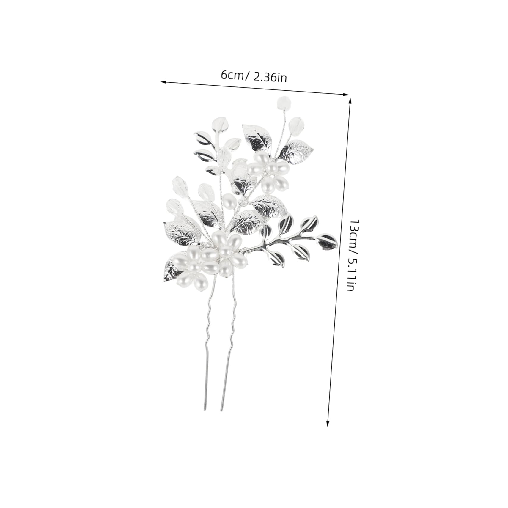 WOFASHPURET 1Pair Bridal Rhinestone Hair Comb Elegant Imitation Pearl Side Combs for Weddings Stunning Hair Accessories for Brides for Photography and Special Occasions