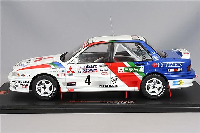 イクソ 1/18 三菱ギャランVR-4 #4 RACラリー 1990 Aバタネン Amazon | イクソ 1/18 三菱 ギャラン VR-4 1990 RAC ラリー #4 A