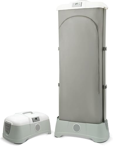 TJ. Secadora portátil, secadora de ropa eléctrica con secado PTC y temporizador inteligente, secadora plegable de 110 V 600 W para ropa con