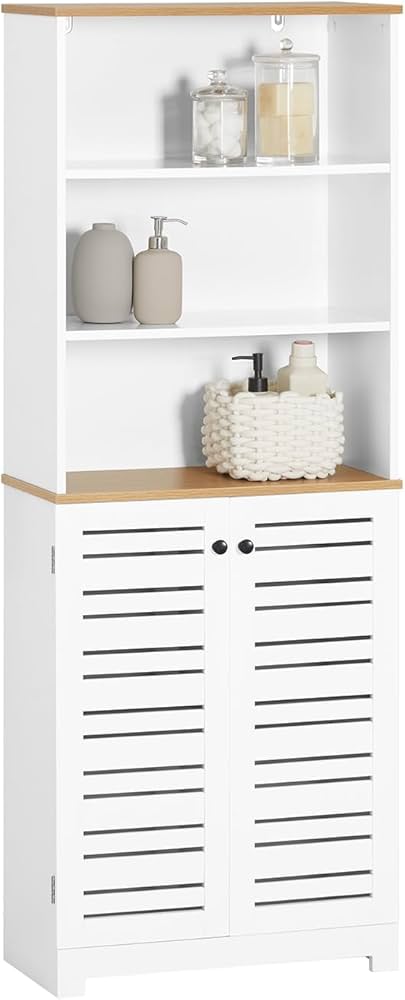 Amazon｜SoBuy 洗面所収納棚 ランドリーラック 食器棚 洗面所用