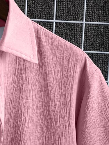 Image of ROYALICA Regular Fit Mens seer Shirt Pink XL