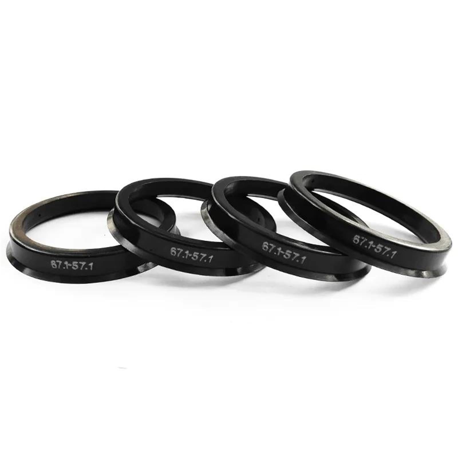 Anneaux de moyeu 67,1 mm à 57,1 mm pour centreur de roue de voiture lot de 4