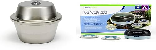 Miniatura 5 de Aquascape 39000 Calentador de estanque y descongelador para jardín de agua de estanque, 300 W, color plateado