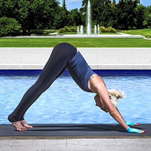 ProsourceFit Luvas de ioga aderentes, tamanho único, design antiderrapante sem dedos na água