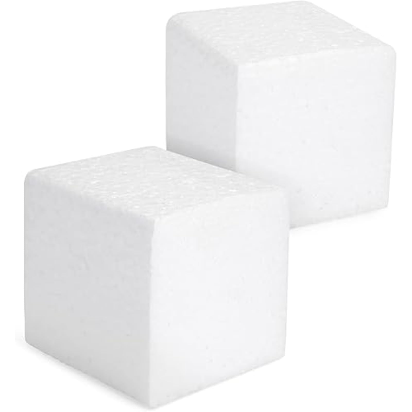 Cubi in Polistirolo, Blocchi Quadrati per Cake Design, Scultura e Fai da Te, Basi Cubetti in Polistirene Espanso per Hobby, Decoupage, Composizioni Floreali e Modellismo (50x50x50 cm)