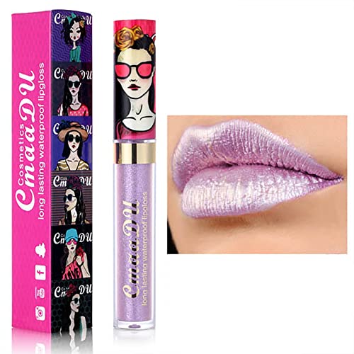 SINGOVE 11 Colors Matte Liquid Lipstick Metallic Shimmer Lip Stick Diamond Glitter Fashion