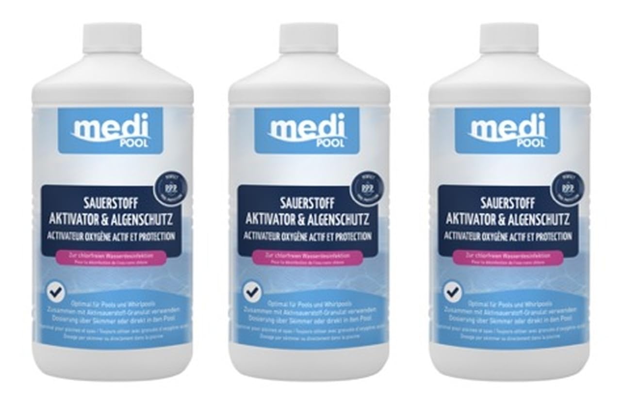 Medipool Sauerstoff Aktivator und Algenschutz 3X 1 L