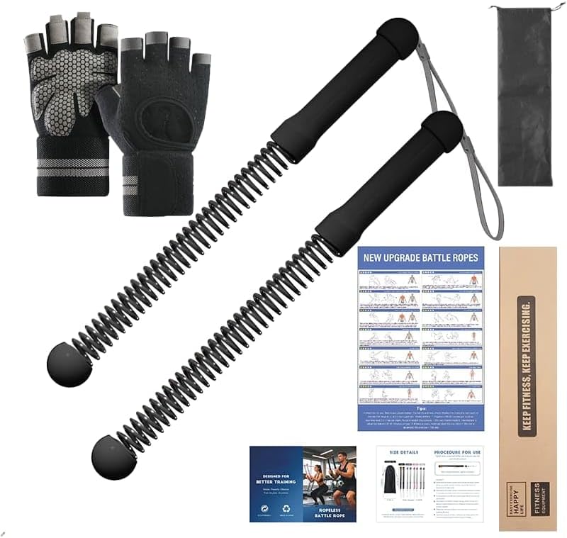 Cordless battle rope (3, Black)