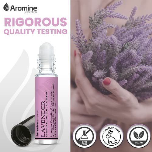 Lavender Essential Oil Roll On, Pre-Diluted 10ml (Pack of 2). Premium Quality, Therapeutic Grade Topical Ready Aromatherapy Oil - Image 5