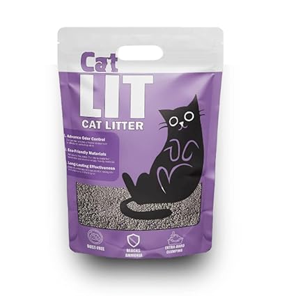 Nootie Premium Odourless Cat Litter: Super Absorbent, Environment Friendly, 99% Dust Free, 100% Natural Bentonite Clay, Pure Comfort, Easy Scoop, Gentle on Paws, No Odour (Pack of 1)-5KG (Unscented)