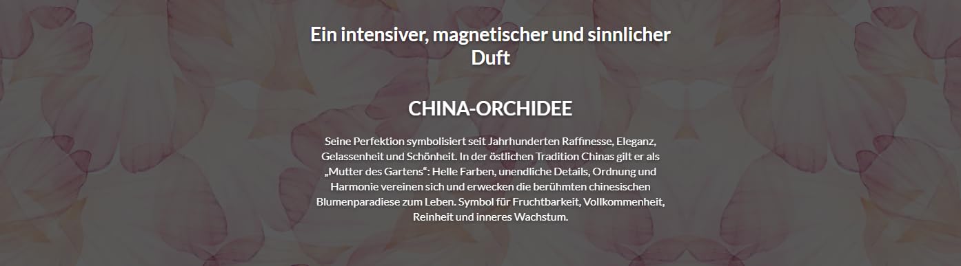 6er-Pack Tesori d’Oriente Crema Corpo Orchidea della Cina,Körpercreme Orchidee aus China,300ml + 1er-Pack Kostenlos Felce Azzurra Talkumpuder, 100g-Beutel