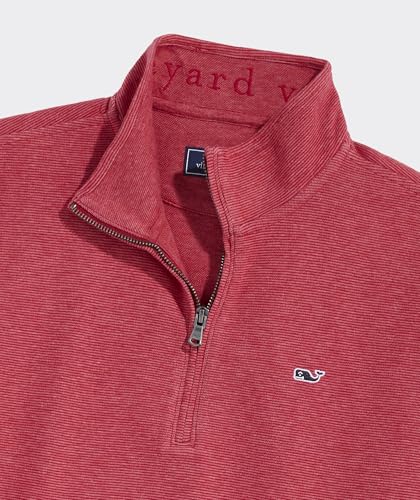 Image of vineyard vines Men's Saltwater Quarter-Zip Pullover Sweater