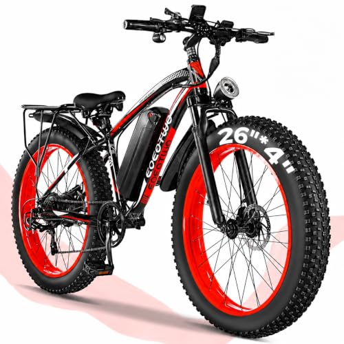Image of Electric Bike for Adults, 1500W Peak E Bikes, 28+MPH, 26 inch Fat Tire Ebikes | 48V 15Ah|20Ah Electric Mountain Bike, 60|70+ Miles Electric Bicycle,7 Speed