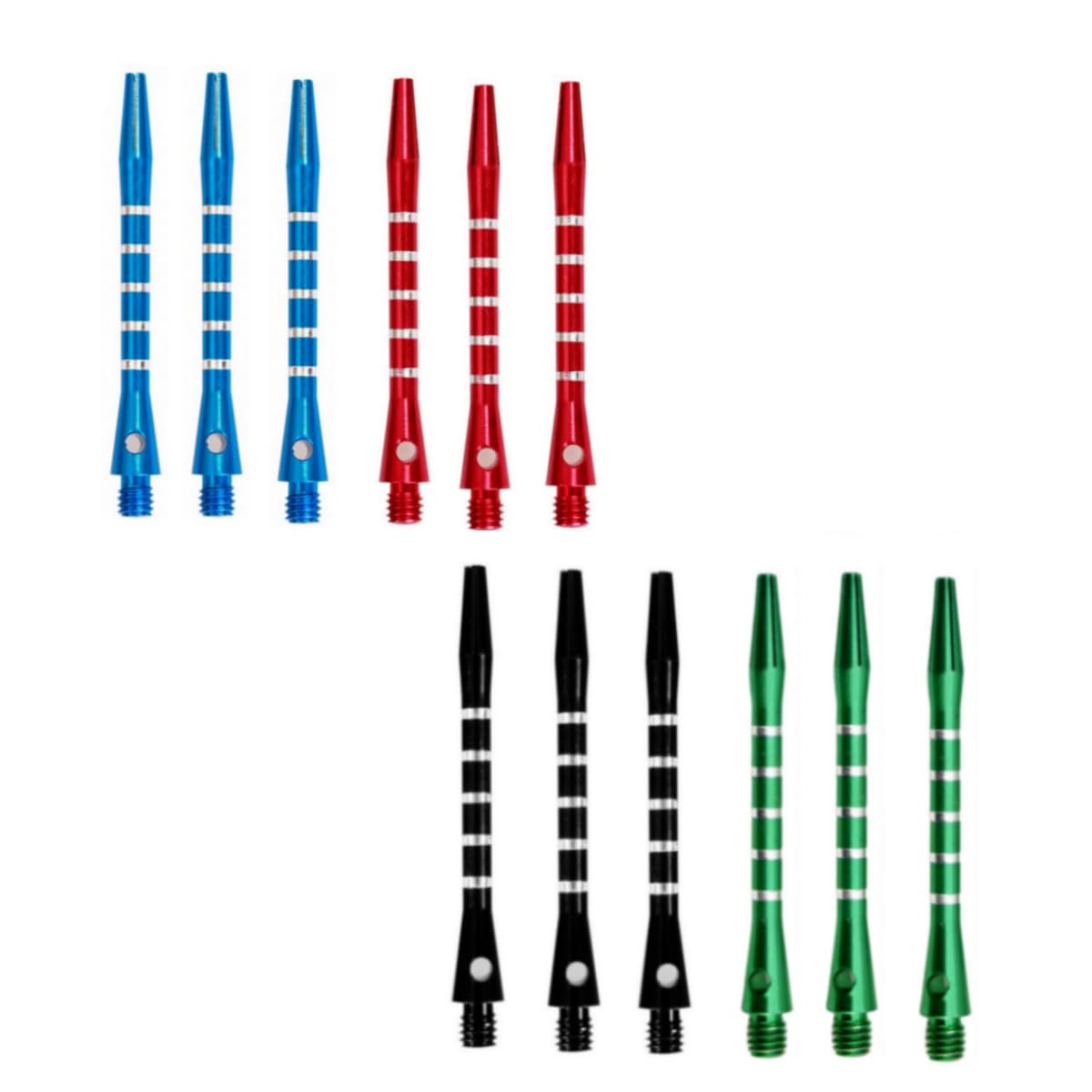HRLORK 12 Packs Darts Shafts Darts Flights Aluminium Shafts Multiple Stems and Flights - Image 3