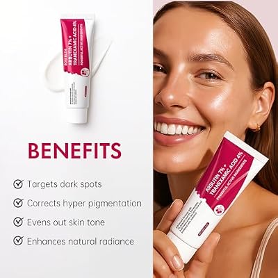 Arbutin 7% + Tranexamic Acid 4% Face Cream for Dark Spots & Uneven Skin Tone Hydrating, Non-Irritating, Safe for Sensitive Skin, 1.76 oz (Pack of 2)