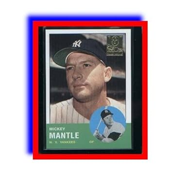 ミッキーマントル　Mickey Mantle Topps　美品 楽天市場】1953 トップス ミッキー マントル ヤンキース カード