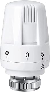 Thermostatic Radiator Valve, M30 x 1.5 Heating System Pneumatic Temperature Control Valves, Válvula Termostática Automática Estándar de Radiador Válvula de Bloqueo para agua